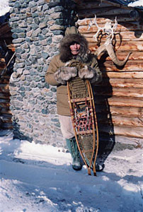 Dick Proenneke used snowshoes to get around in Winter